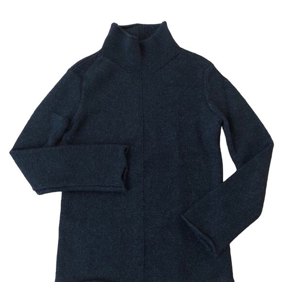 James Perse Los Angeles Cashmere/wool mix black turtleneck sweater size 8 - Picture 3 of 13